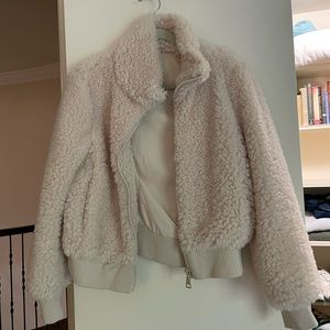 Zara Sherpa Jacket Ivory